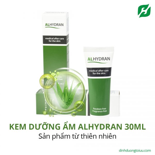 Kem dưỡng ẩm làm dịu da Alhydran 30 ml