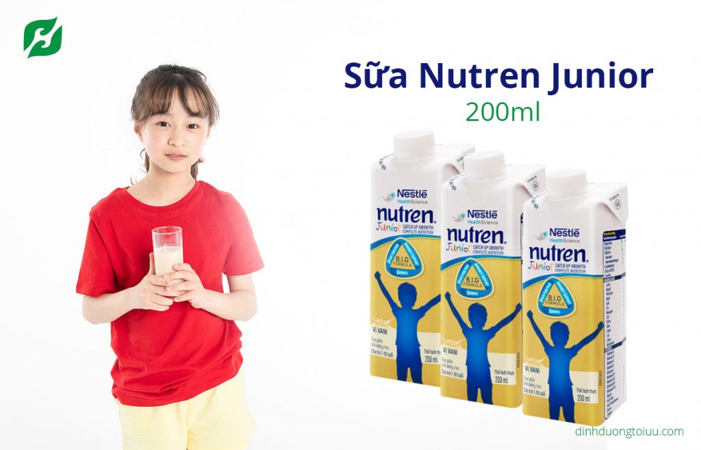 Sữa Nutren Junior 200ml cho trẻ biếng ăn chậm lớn