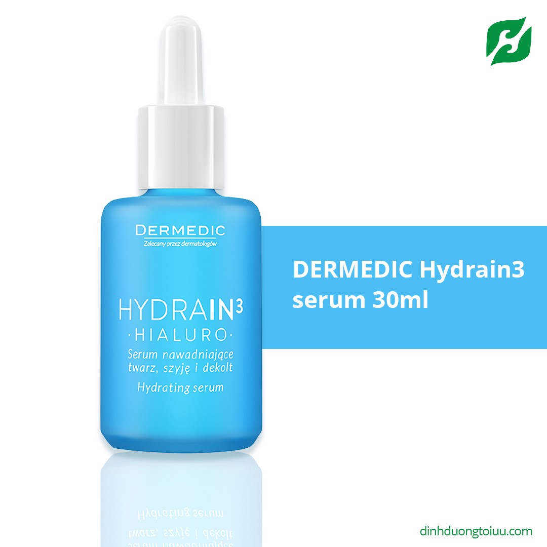 DERMEDIC Hydrain3 serum 30ml - Serum cấp ẩm dành cho làn da khô