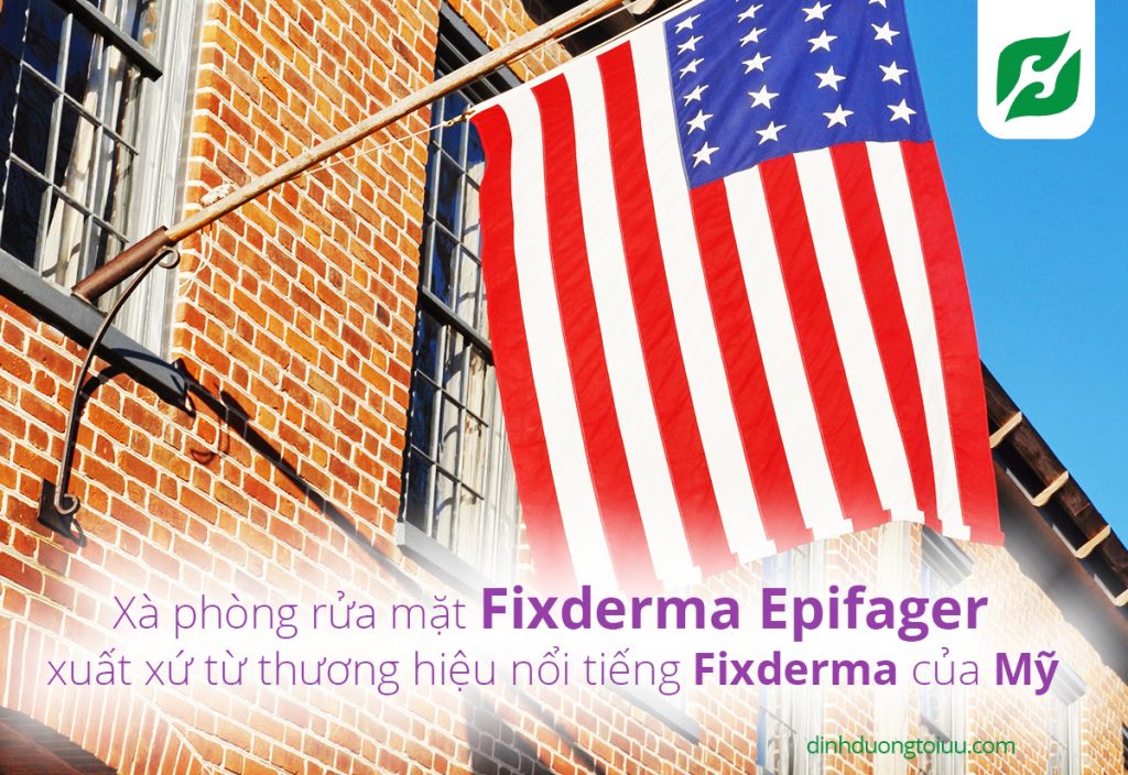 Xà phòng rửa mặt Fixderma Epifager xuất xứ từ thương hiệu nổi tiếng Fixderma của Mỹ