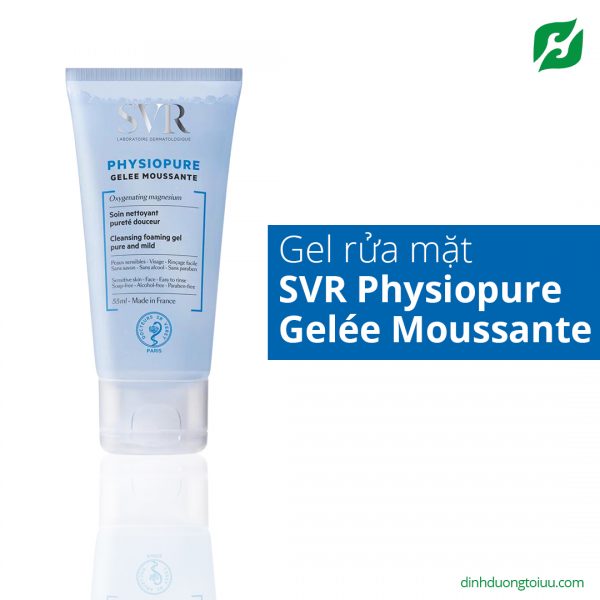Gel rửa mặt cho da nhạy cảm SVR Physiopure Gelée Moussante