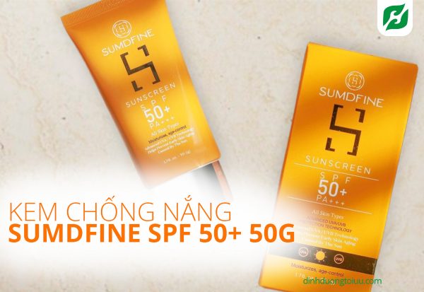 Kem chống nắng Sumdfine SPF 50+ 50g là dòng sản phẩm chống nắng đến từ nhà Sumdfine