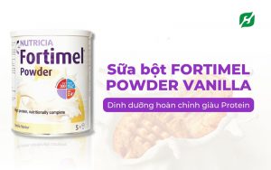 Sữa bột FORTIMEL POWDER VANILLA 335g – Dinh dưỡng hoàn chỉnh giàu Protein