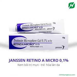 Kem Bôi Trị Mụn Janssen Retino A Micro 0,1% – Trẻ Hóa Làn Da