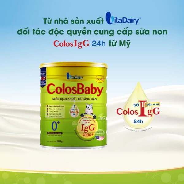 Giá bán sữa Colosbaby