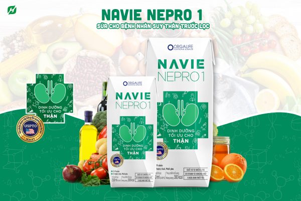 NAVIE NEPRO 1 cung cấp một chế độ ăn phù hợp cho người bệnh