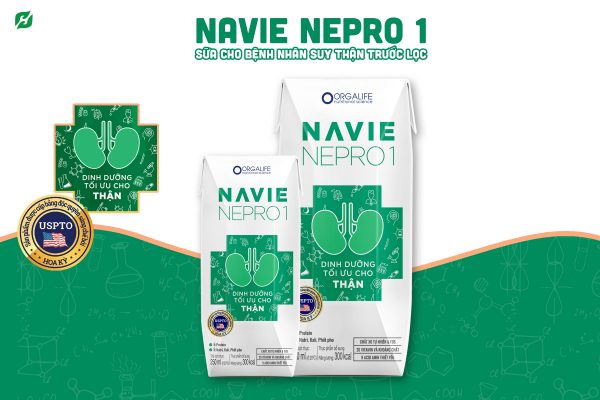 Sữa NAVIE NEPRO 1 -  sữa cho bệnh nhân suy thận trước lọc