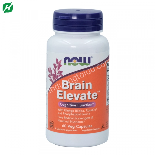 Viên uống Brain Elevate Now – Tăng cường tuần hoàn máu não, giảm đau đầu chóng mặt, rối loạn tiền đình