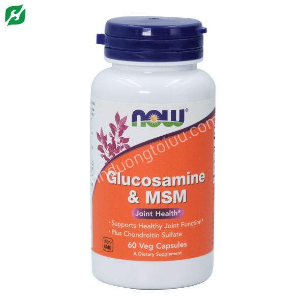 Glucosamine & MSM Now - Viên uống bổ khớp, sụn giảm thái hoá