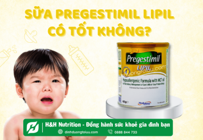 Sữa cho trẻ dị ứng đạm sữa bò Pregestimil Lipil có tốt không?
