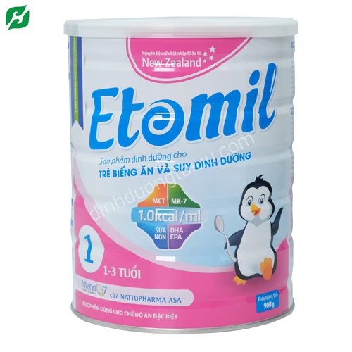 Sữa ETOMIL 1 – Dinh dưỡng y học dành cho TRẺ BIẾNG ĂN và SUY DINH DƯỠNG từ 1-3 tuổi