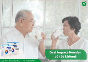 Read more about the article Tìm hiểu sữa Oral Impact powder có tốt không?