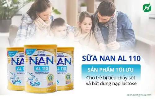 Sữa NAN AL 110 - Sản phẩm tối ưu cho trẻ bị tiêu chảy sốt và bất dung nạp lactose