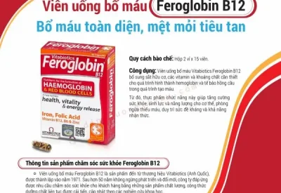 Feroglobin B12 giá bao nhiêu? Feroglobin B12 mua ở đâu chính hãng