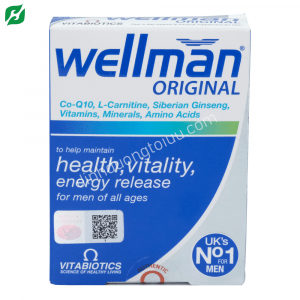 Wellman Original – Viên uống chăm sóc sức khỏe nam giới