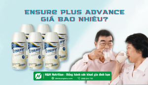 Read more about the article Sữa Ensure Plus Advance giá bao nhiêu? Dưỡng chất có trong Ensure Plus Advance