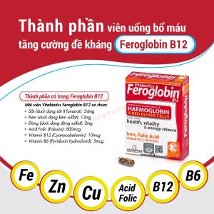 Viên uống bổ máu Feroglobin B12 