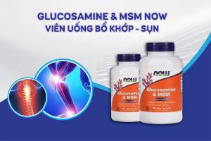 Read more about the article Viên uống bổ khớp Glucosamine & MSM Now mua ở đâu?