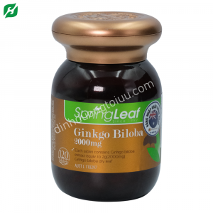 Spring Leaf Ginkgo Biloba 2000mg – Viên uống hỗ trợ cải thiện tuần hoàn máu não
