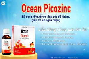 Liều dùng khuyến nghị cho sản phẩm Ocean Picozinc