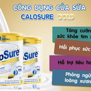 VitaDairy CaloSure Gold – dinh dưỡng dành cho người cao tuổi