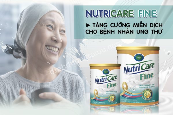 Sữa Nutricare Fine - Tăng cường miễn dịch cho bệnh nhân ung thư