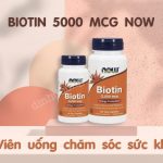 Viên uống đẹp da, tóc, móng Biotin 5000 mcg Now có tốt không?