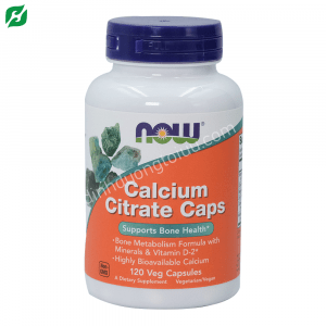 Calcium Citrate Caps – Viên uống bổ sung canxi và khoáng chất
