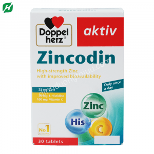 Viên uống Doppelherz Aktiv Zincodin – Bổ sung kẽm, tăng sức đề kháng cơ thể