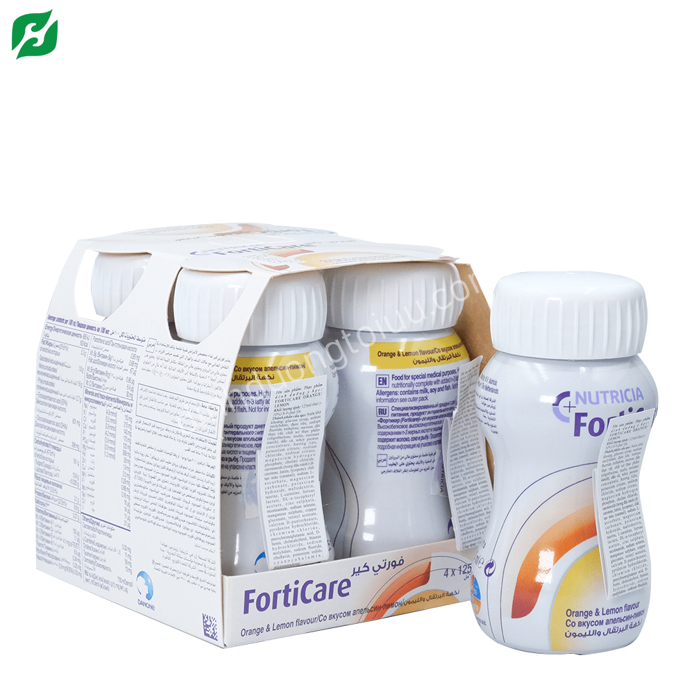 (Thùng 6 lốc) Sữa FORTICARE Nutricia Hà Lan (125ml x4) – Dinh dưỡng chuyên biệt cho bệnh nhân UNG THƯ