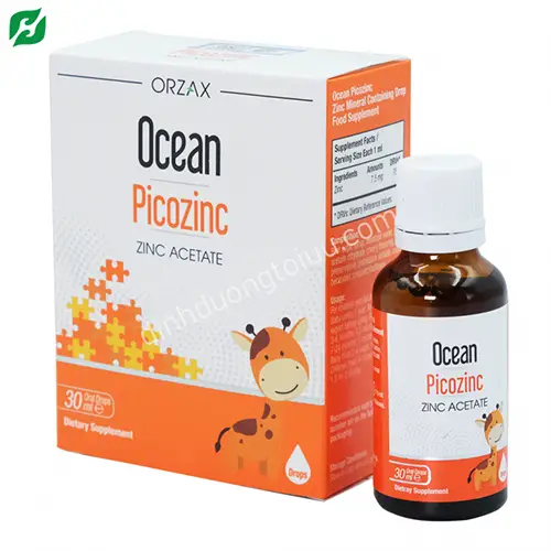 Ocean Picozinc - Siro bổ sung kẽm, giúp bé tiêu hóa tốt