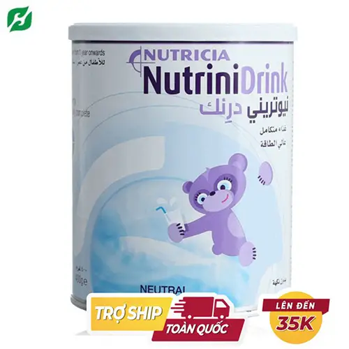 Sữa Nutrinidrink cao năng lượng cho trẻ
