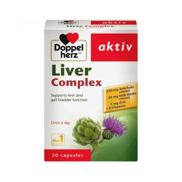 Doppelherz Aktiv Liver Complex 30 viên - Thực phẩm hỗ trợ CHỨC NĂNG GAN