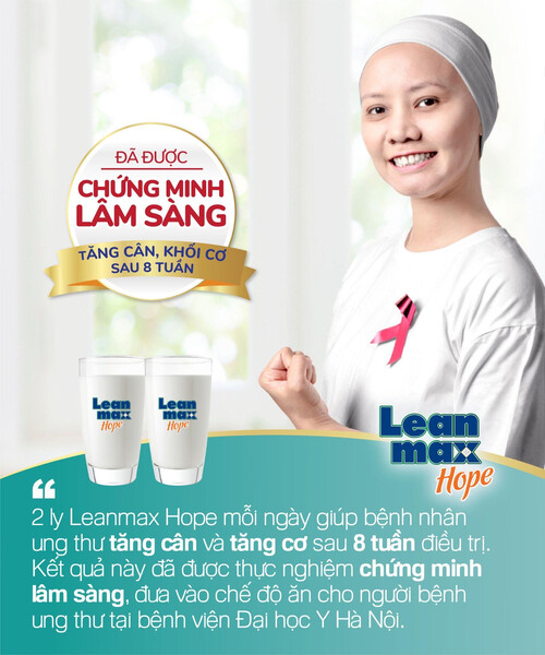 Sữa Leanmax Hope cho người ung thư